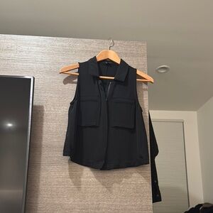 Black Sleeveless Blouse